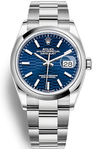 126200 BRIGHT BLUE FLUTED OYS